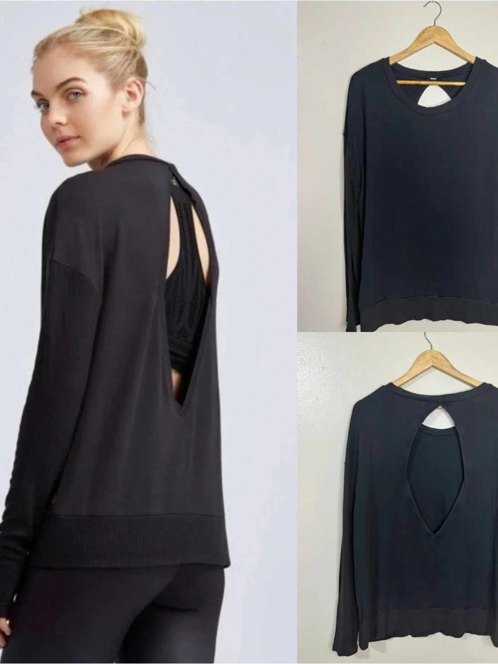 ALO Yoga Intricate Long Sleeve Tee - sz Large